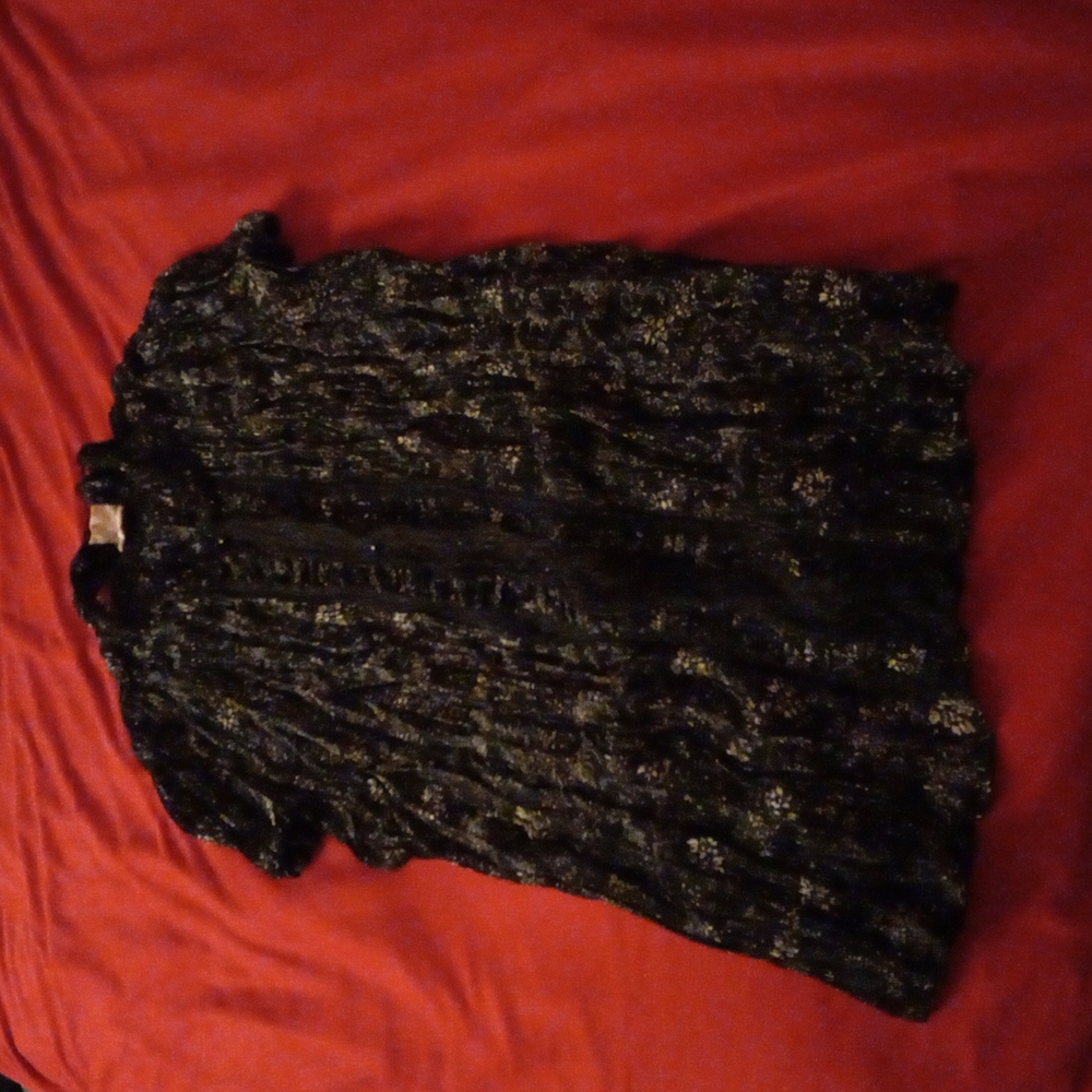 Lacey ruffle blouse